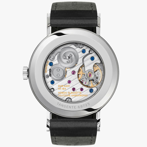 Nomos Glashutte Tangente Datum Gangreserve Sapphire Crystal Watch