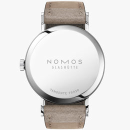 Nomos Glashutte Tangente Midnight Blue Steel Back Watch