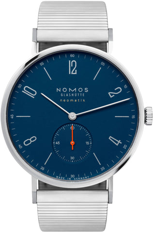 Nomos Glashutte Tangente Neomatik 39 Nachtblau Sapphire Crystal Watch 142 BRACELET