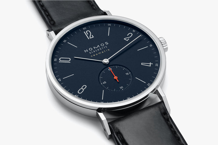 Nomos Glashutte Tangente Neomatik 39 Nachtblau Sapphire Crystal Watch