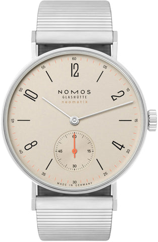 Nomos Glashutte Tangente Neomatik Champagner Sapphire Crystal Watch 176 BRACELET