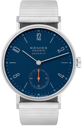 Nomos Glashutte Tangente Neomatik Nachtblau Sapphire Crystal Watch 177 BRACELET