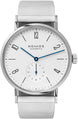 Nomos Glashutte Tangomat Steel Back Watch 641 BRACELET