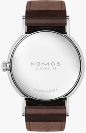 Nomos Glashutte Ludwig 33 Duo Enamel White Watch