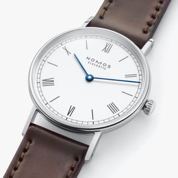Nomos Glashutte Ludwig 33 Duo Enamel White Watch