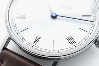 Nomos Glashutte Ludwig 33 Duo Enamel White Watch