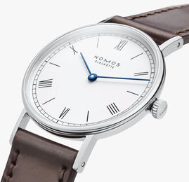 Nomos Glashutte Ludwig 33 Duo Enamel White Watch