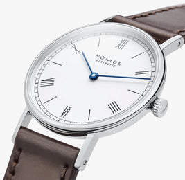 Nomos Glashutte Ludwig 33 Duo Enamel White Watch