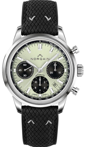 Norqain Watch Freedom 60 Chrono 40mm Pistachio Rubber Limited Edition N2201S22C/MT221/20BPR.18S
