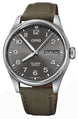 Oris Big Crown ProPilot Big Day Date Textile Watch with grey dial, synthetic strap, steel case