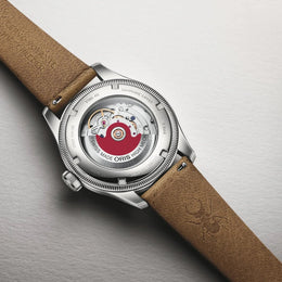 Oris Watch Big Crown Pointer Date 40mm with blue dial, leather strap, steel case