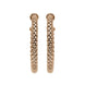 Fope Essentials 18ct Rose Gold Medium Hoop Earrings OR02