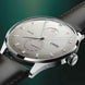 Oris Artelier Complication 39.50mm Watch with white dial, leather strap, steel case