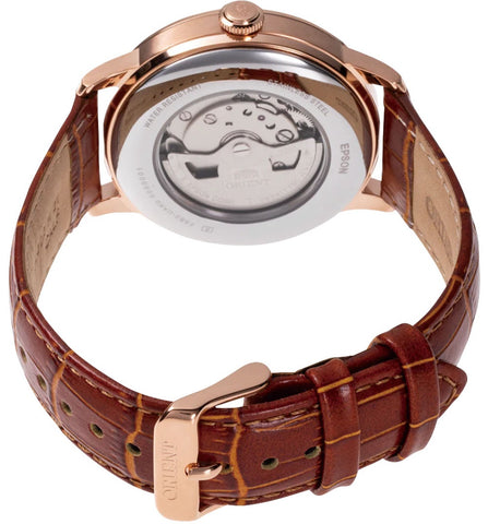 Orient Bambino Sun and Moon White Watch