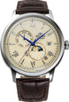 Orient Bambino Sun and Moon Cream Watch RA-AK0803Y30B