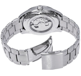 Orient Contemporary Open Heart Green Watch