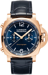 Panerai Watch Luminor Chrono Goldtech Blu Notte PAM01111