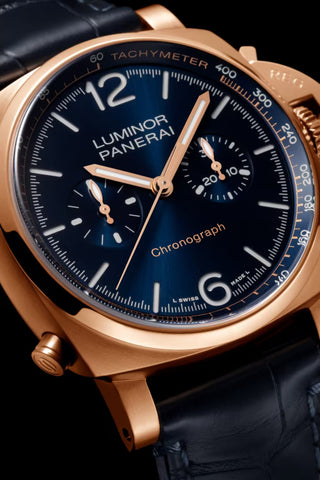 Panerai Luminor Chrono Goldtech Blu Notte Watch