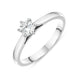 Platinum 0.33ct Diamond Round Brilliant Cut Six Claw Solitaire Ring, FEU-2568