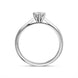 Platinum 0.33ct Diamond Round Brilliant Cut Six Claw Solitaire Ring, FEU-2568_3