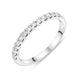Platinum 0.34ct Diamond Half Eternity Ring FEU-2793