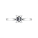 Platinum 0.36ct Diamond Emerald Cut Solitaire Ring. FEU-799_3