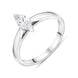 Platinum 0.40ct Diamond GIA Certified Marquise Cut Solitaire Ring