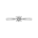 Platinum 0.40ct Diamond Round Brilliant Cut Solitaire Ring