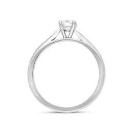 Platinum 0.40ct Diamond Solitaire Ring