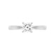 Platinum 0.51ct Diamond Princess Cut Solitaire Ring