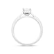 Platinum 0.51ct Diamond Princess Cut Solitaire Ring