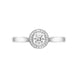 Platinum 0.61ct Diamond Round Cluster Ring