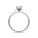 Platinum 0.71ct Diamond GIA Certified Pear Cut Solitaire Ring