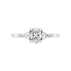 Platinum 0.72ct Diamond Oval and Pear Cut Three Stone Ring