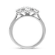 Platinum 1.03ct Diamond Three Stone Ring, FEU-1206_3