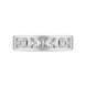 Platinum 1.16ct Diamond Channel Set Half Eternity Ring, FEU-2454_2