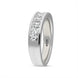 Platinum 1.16ct Diamond Channel Set Half Eternity Ring, FEU-2454_3