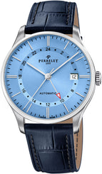 Perrelet Watch Weekend GMT Ice Blue A1304/A
