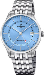 Perrelet Watch Weekend GMT Ice Blue Bracelet A1304/9