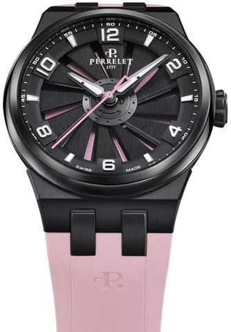 Perrelet Turbine Titanium Pink Flamingo Watch