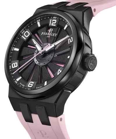 Perrelet Turbine Titanium Pink Flamingo Watch