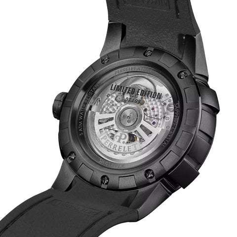 Perrelet Turbine Skull 3 Hands Watch