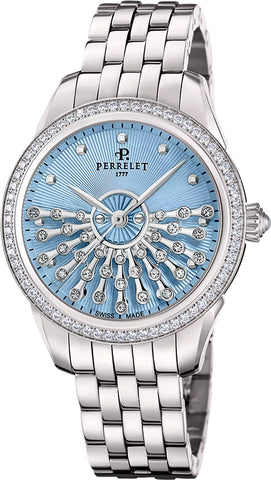 Perrelet Josephine Bleu de Saxe Diamond Watch A2072/B