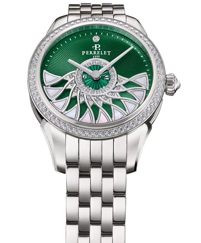 Perrelet Cleopatra Plume de Paon Diamond Watch