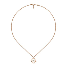 Gucci Flora 18ct Rose Gold Diamond Chain Necklace D