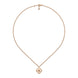 Gucci Flora 18ct Rose Gold Diamond Chain Necklace D