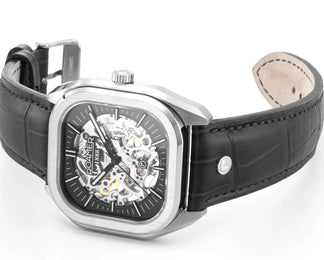 Roamer Mechano Black Skeleton Watch