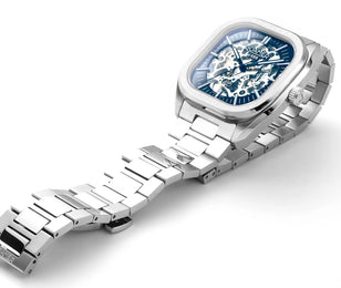 Roamer Mechano Blue Skeleton Watch