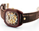 Roamer Mechano Brown Skeleton Watch