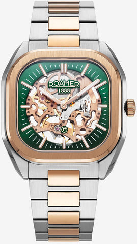 Roamer Watch Mechano Green Skeleton 985986 49 75 20